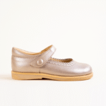 Zapato Pibe Andreina Color Rosa Metálico