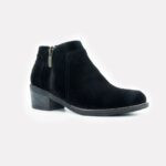 Botines de Cuero Mimi Color Negro