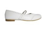 Zapato Primera Comunión Picado Color Blanco - Modelo Valeria - Imagen 2