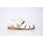 Sandalia de Cuero Briana Color Blanco