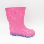 Botas Hule Niña Para Lluvia Color Rosado