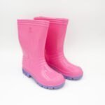 Botas Hule Niña Para Lluvia Color Rosado - Imagen 2