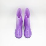 Botas Hule Niña Para Lluvia Color Lila - Imagen 4