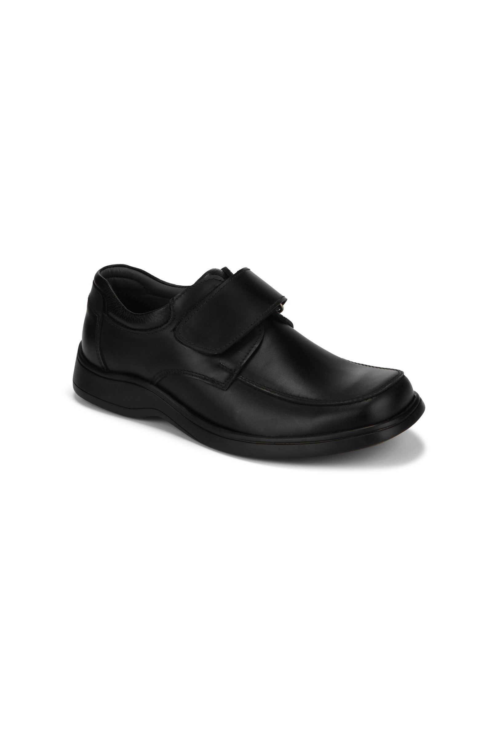 Zapato de Cuero Liam Pega Pega Color Negro - Imagen 1