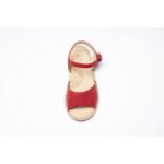 Sandalia de Cuero Melody Color Rojo - Imagen 3