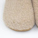 Pantuflas Zuecos Wooly Color Beige - Imagen 3