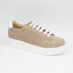 Zapatillas de Cuero Melissa Color Arena