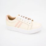 Zapatillas de Cuero California Color Hueso