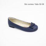 Ballerina Cuero Dayana Color Azul - Imagen 2