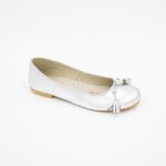 Ballerina Cuero Rosario Color Plata