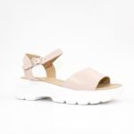 Sandalias de Cuero Melanie Color Nude