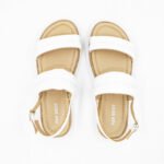 Sandalias de Cuero Jessica Color Blanco - Imagen 3