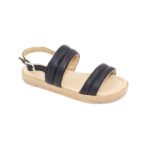 Sandalias de Cuero Jessica Color Negro - Imagen 2
