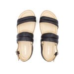 Sandalias de Cuero Jessica Color Negro - Imagen 3