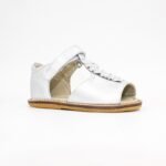 Sandalia Cuero Katia Color Plata