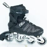 Patines Lineales Color Negro CON LUCES