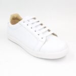 Zapatillas de Cuero Oriana Color Blanco - Imagen 2