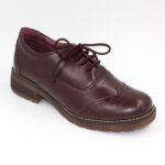 Zapato Oxford Color Guinda - Imagen 2