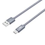 Cable USB Tipo C 2 metros Color Gris  i2Go - Imagen 2