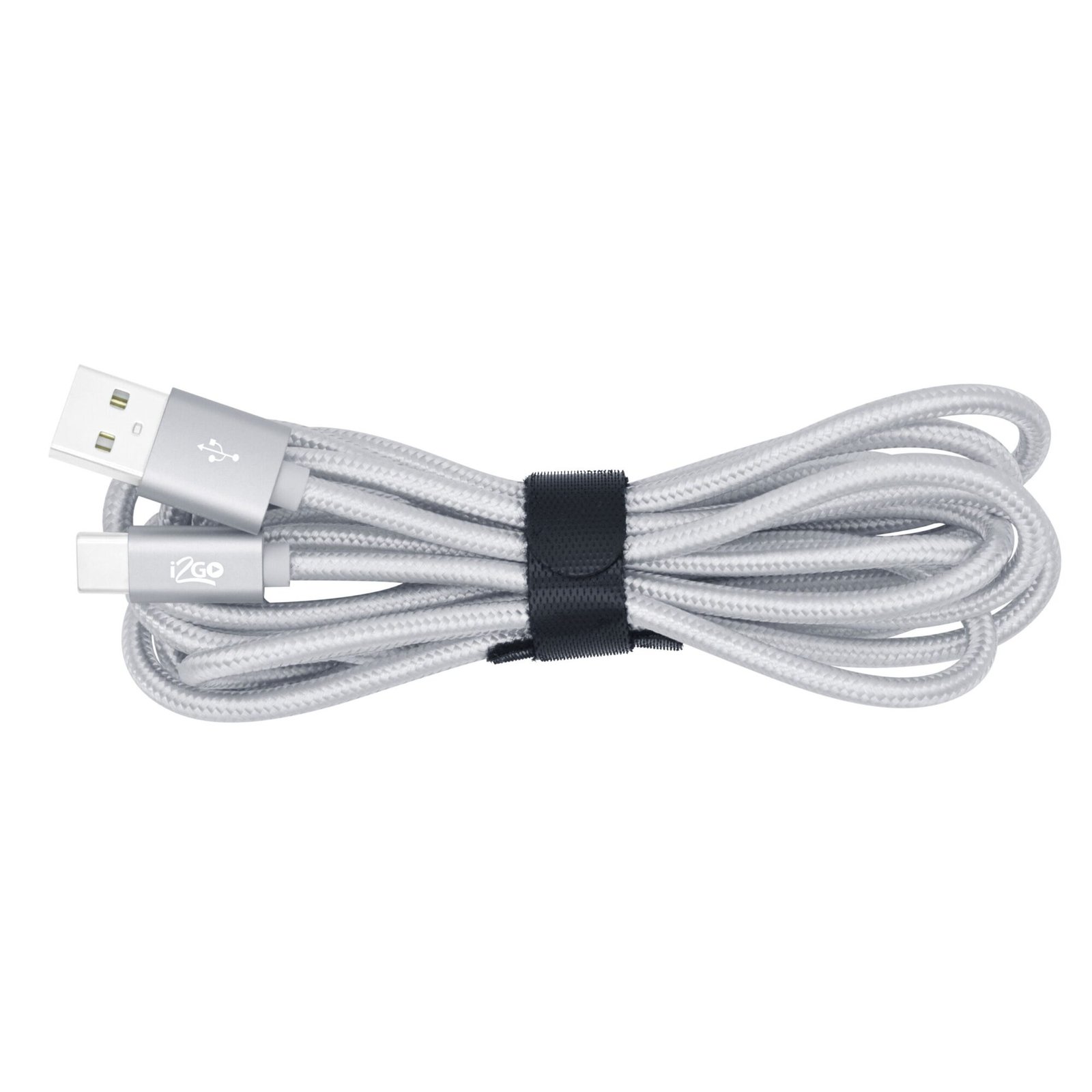 Cable USB Tipo C   2 metros Color Plateado  i2Go - Imagen 3