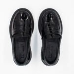 Loafers Mafe de Cuero Charol Color Negro - Imagen 3