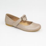 Ballerina de Cuero Marita Olivia Color Rosa Metálico