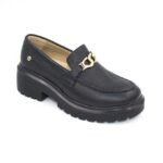 Loafers Xime de Cuero Color Negro
