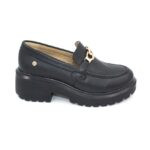 Loafers Xime de Cuero Color Negro - Imagen 2