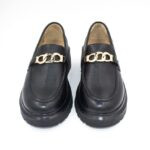 Loafers Xime de Cuero Color Negro - Imagen 3