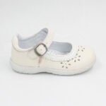 Zapato de Cuero Isabella Color Hueso