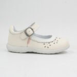 Zapato de Cuero Isabella Color Hueso - Imagen 2