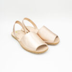 Menorquinas Mujer Color Rosa Metálico - Imagen 2