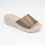 Sandalias de Cuero Anna Color Oro