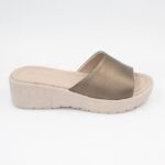 Sandalias de Cuero Anna Color Oro - Imagen 2