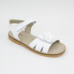 Sandalia de Cuero Cloe Color Blanco