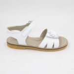 Sandalia de Cuero Cloe Color Blanco - Imagen 2