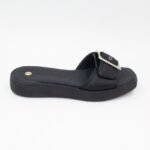 Sandalias de Cuero Eli Color Negro - Imagen 2