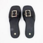 Sandalias de Cuero Eli Color Negro - Imagen 3