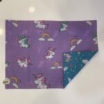 Individuales de tela - Arcoíris Unicornio