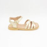 Sandalia Cuero Marina Color Dorado