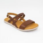 Sandalias de Cuero Madeline Color Cobre