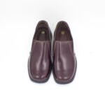 Zapato Mocasín de Cuero Rafael Color Guinda - Imagen 4