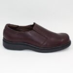 Zapato Mocasín de Cuero Rafael Color Guinda - Imagen 2