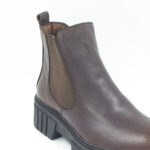 Botines Sofía de Cuero Marrón - Imagen 3