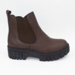 Botines Sofía de Cuero Marrón - Imagen 2