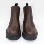 Botines Sofía de Cuero Marrón - Imagen 3