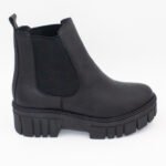 Botines Sofía de Cuero Negro - Imagen 2