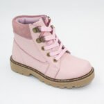 Botines de Cuero Lara Color Rosado