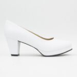Zapatos de cuero Taco 5 Madison Color Blanco - Imagen 3