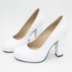 Zapatos de cuero Taco 9 Madison Color Blanco - Imagen 3